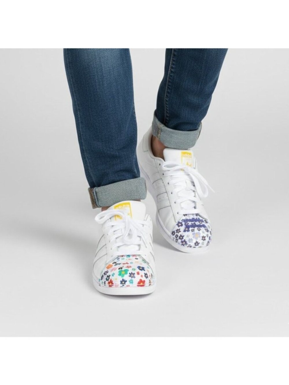 Adidas Superstar SuperShell Pharrell Williams Floral Sneakers Mens 9 Art S83367